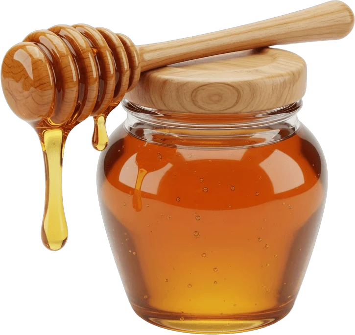 برطمان عسل خشبي