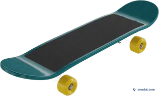 Illustration de skate turquoise