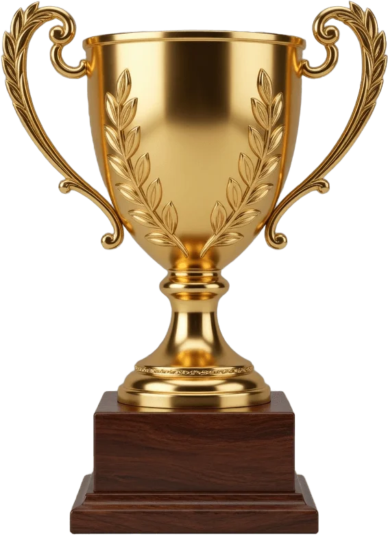 Coupe dorée du vainqueur