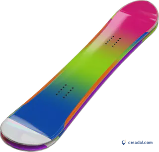 Snowboard en dégradé