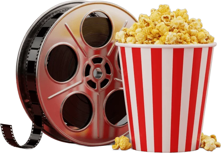 Bobine et pop-corn