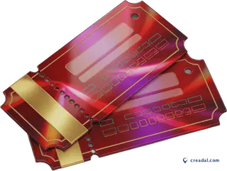 Blank Cinema Tickets