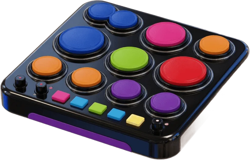 Electronic drum pad