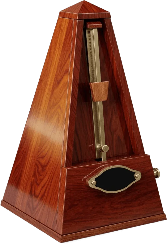 Wooden Pyramid Metronome