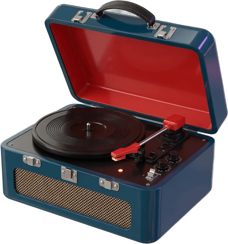 携帯レコードプレーヤー