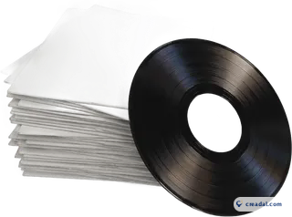 Blank Sleeve Vinyl Stack
