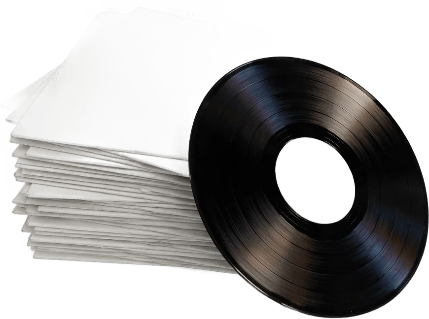 Blank Sleeve Vinyl Stack