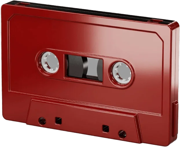 Blank cassette tape