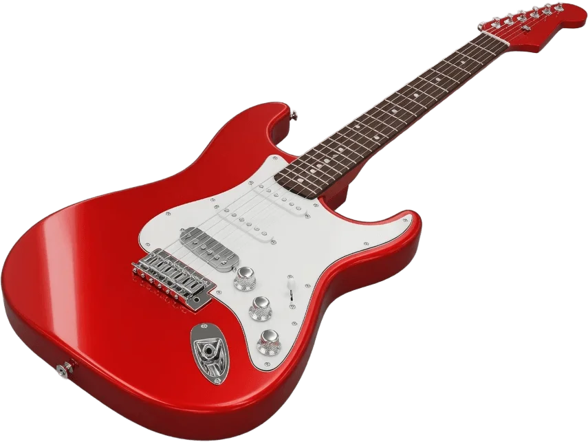 Red Electric Guitar