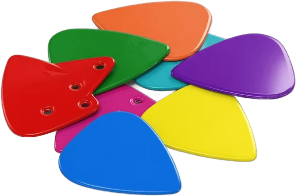 Médiators colorés