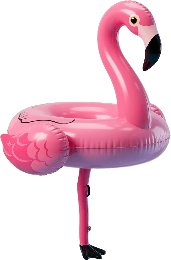 Giant Pink Flamingo Float