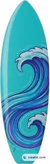 Prancha turquesa
