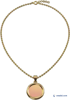 Collier or délicat