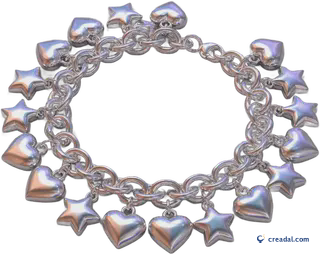 Bracelet breloques argent