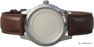 Classic silver wristwatch