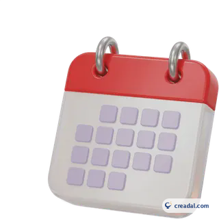 Blank calendar icon