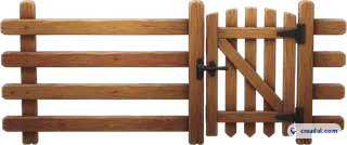 Wooden Farm Gate