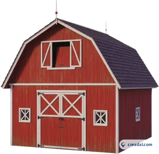 Red Wooden Barn