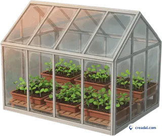Small Greenhouse Seedlings