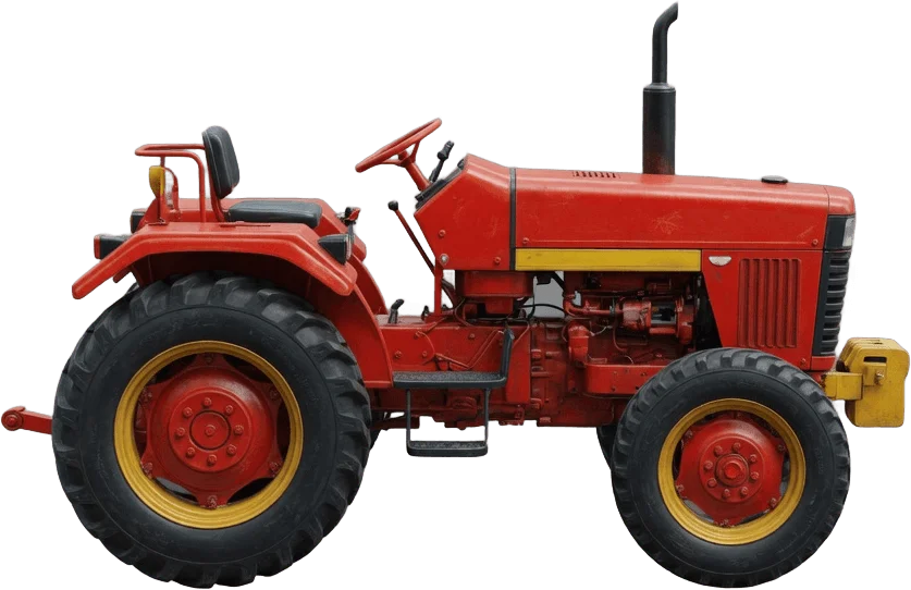 Red Farm Tractor