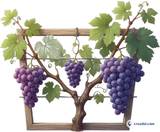 Grapevine Trellis Row