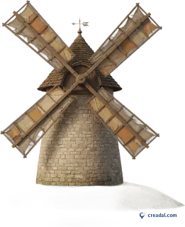 Hilltop Stone Windmill