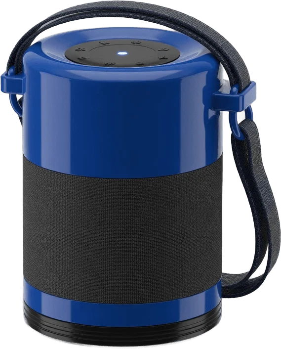 Enceinte Bluetooth bleue