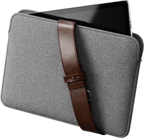 Capa cinza de notebook