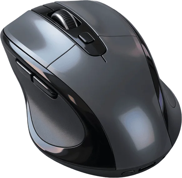 Grey Wireless Mouse