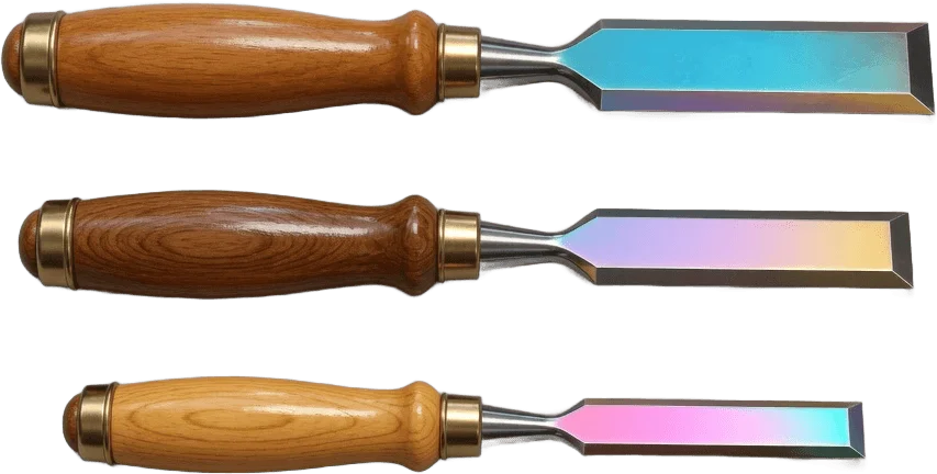 Three Wood Chisels