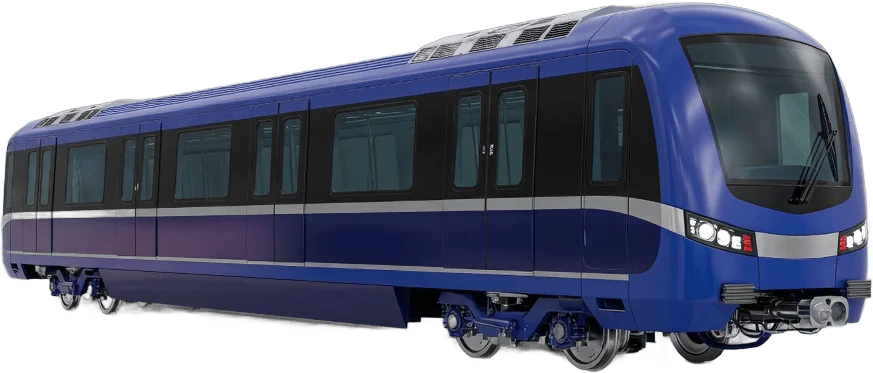 Modern Blue Metro