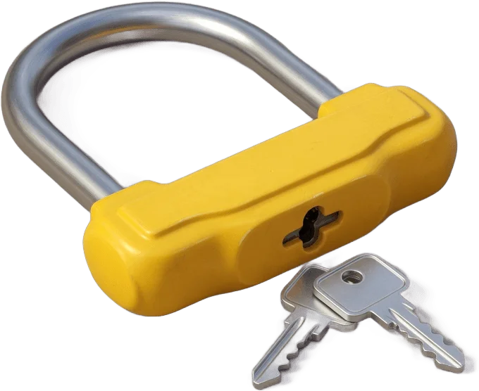 Antivol U jaune