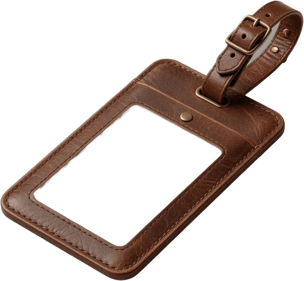 Leather Luggage Tag