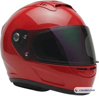 Casque Intégral Rouge Brillant