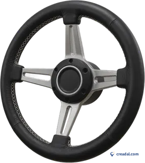 Volant en cuir noir