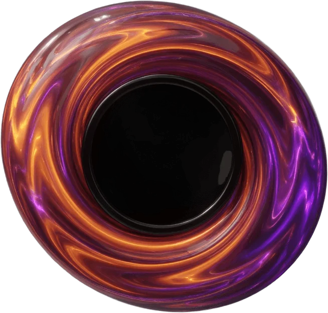 Glowing Black Hole