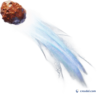 Icy Blue Comet