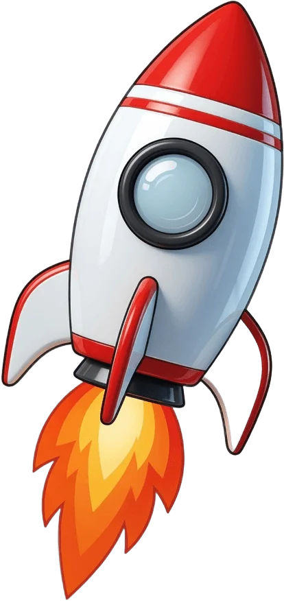漫画の打ち上げロケット