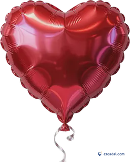Kırmızı Folyo Kalp Balon