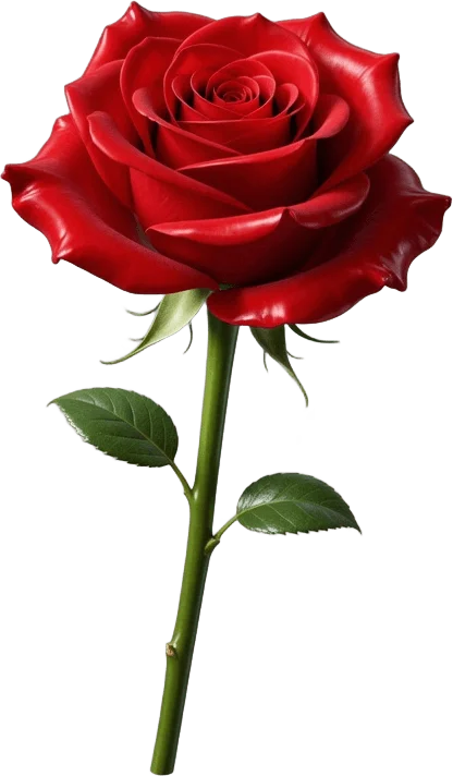 Single Red Rose