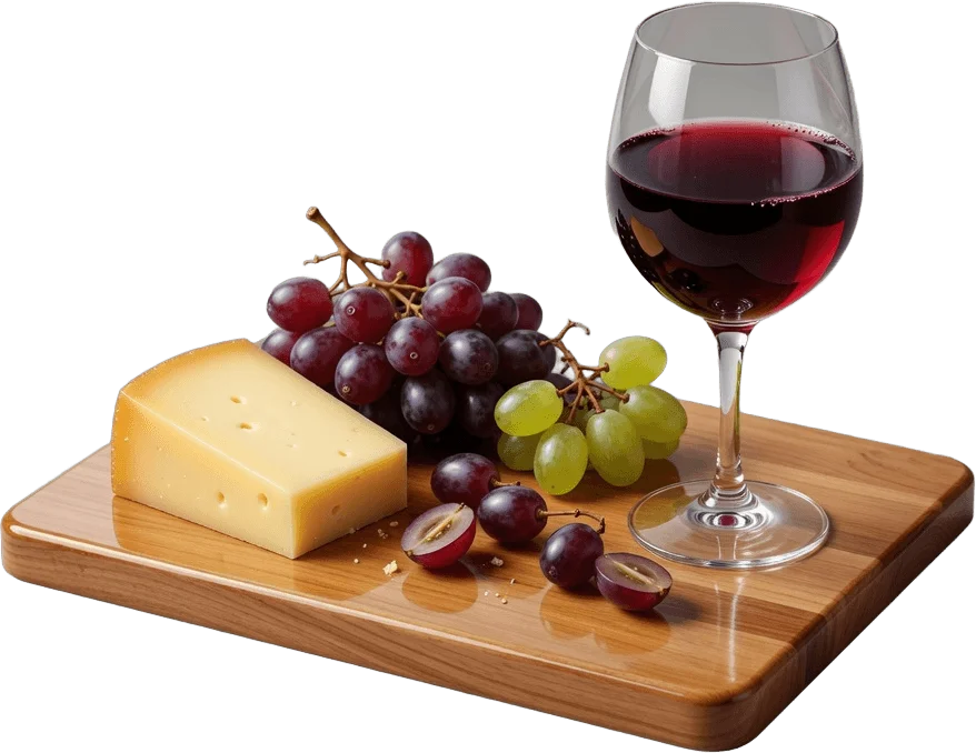 Planche vin et fromage