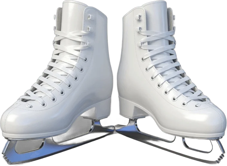 White Figure Skates