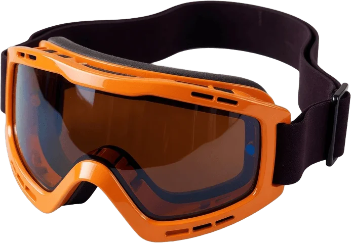 Lunettes de ski orange