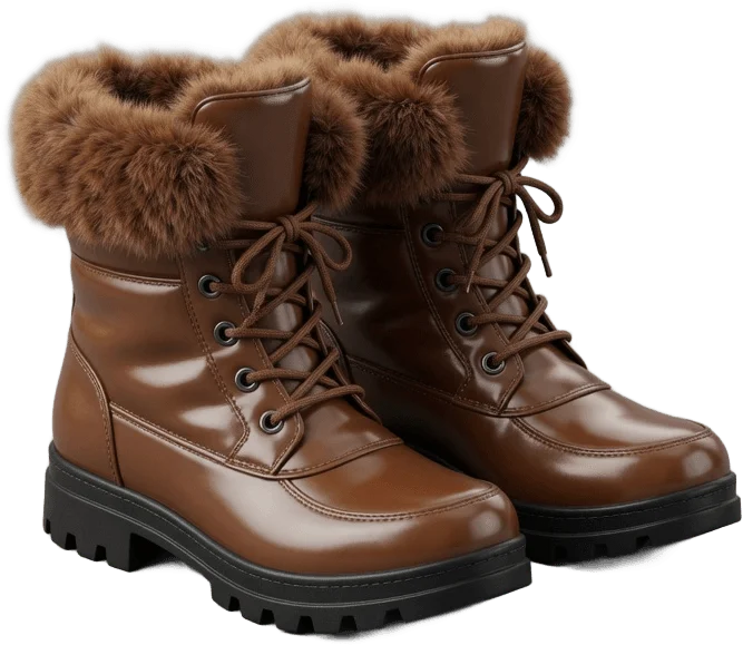 Bottes de neige fourrées