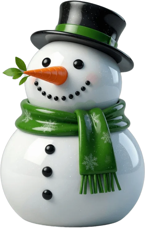 Smiling Snowman Scarf