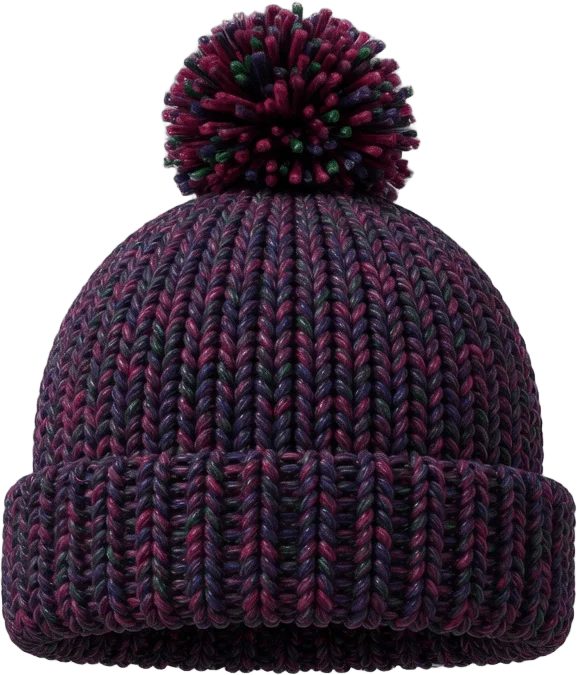 Gestrickte Wollmütze