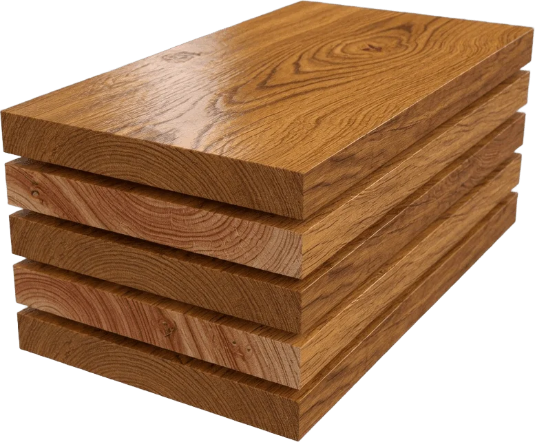 Stacked Oak Planks