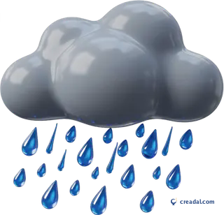 Grey rain cloud