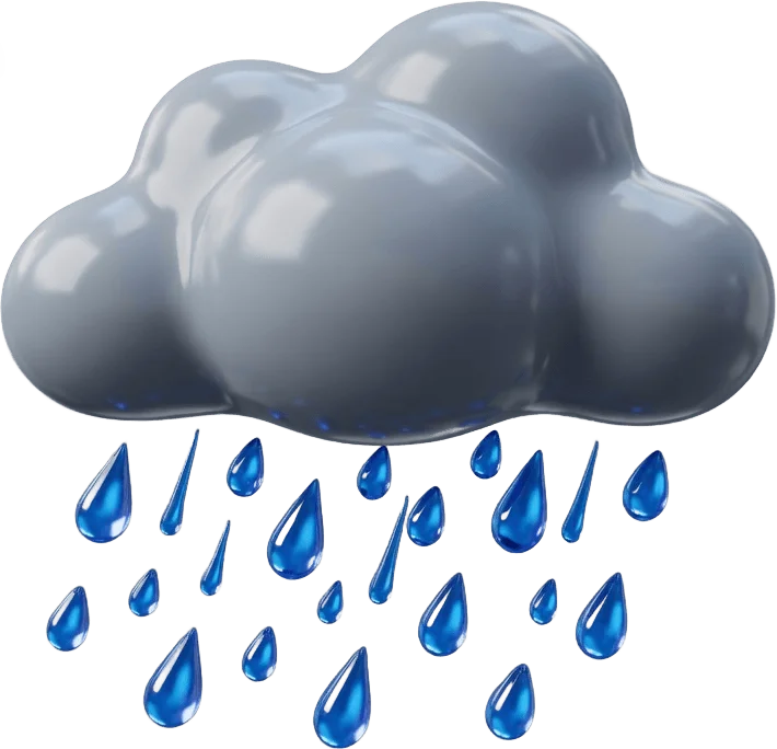 Grey rain cloud