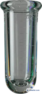 Glass rain gauge